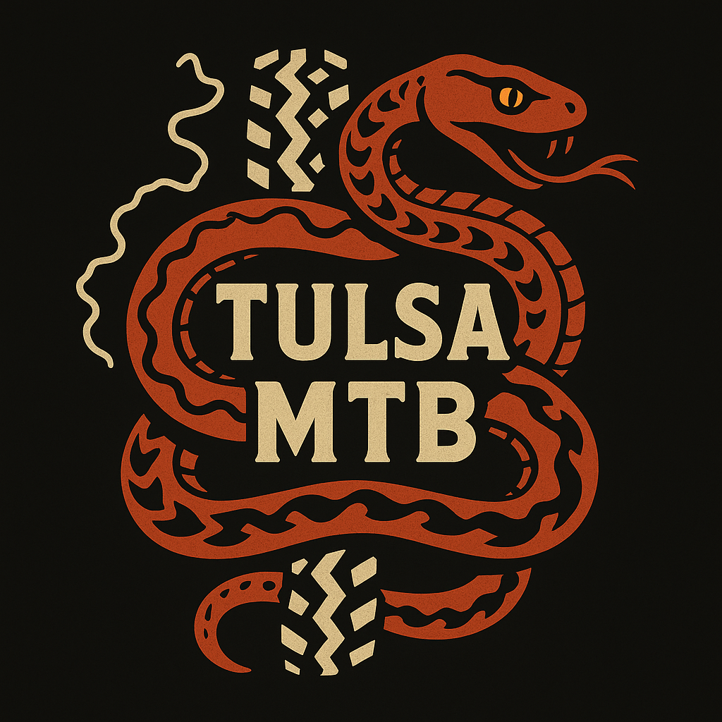 Tulsa MTB Snake Oklahoma sticker