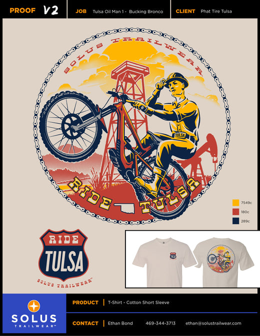 Tulsa Oil Man shirt proof