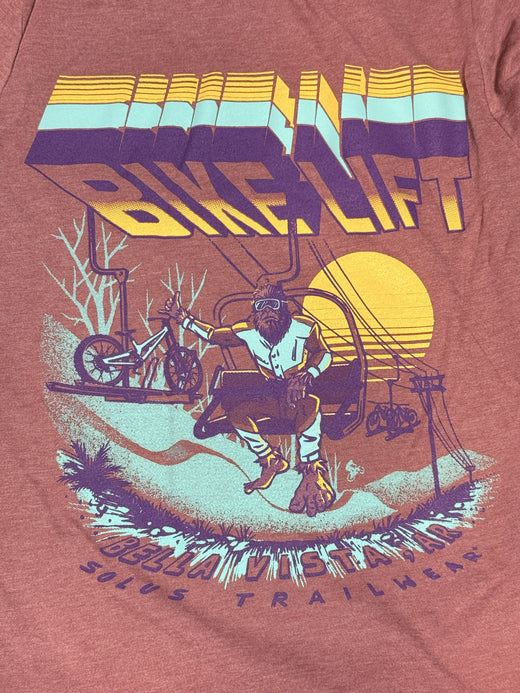 Bike Lift - Brick & Mustard Colors