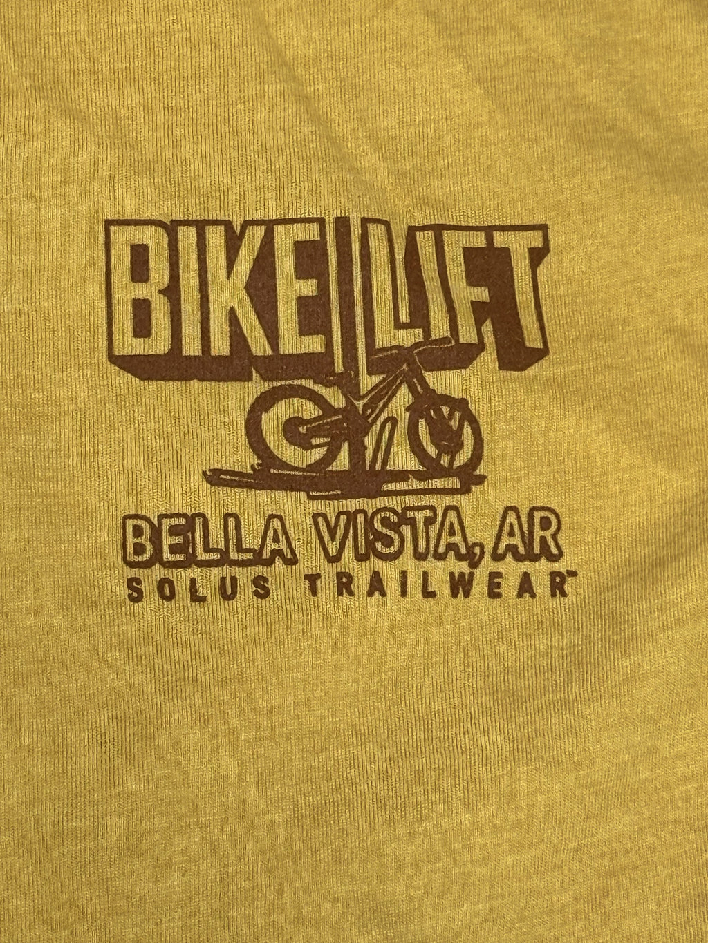 Bike Lift - Brick & Mustard Colors