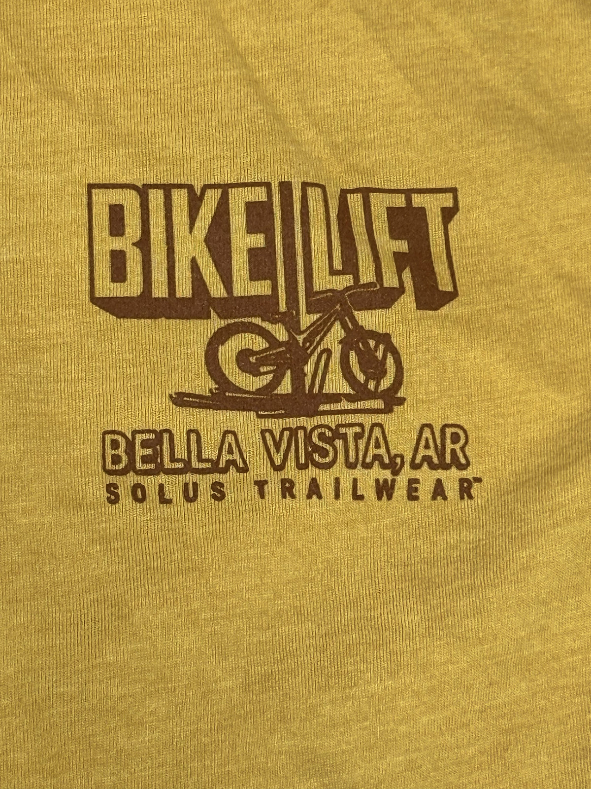 Bike Lift - Brick & Mustard Colors