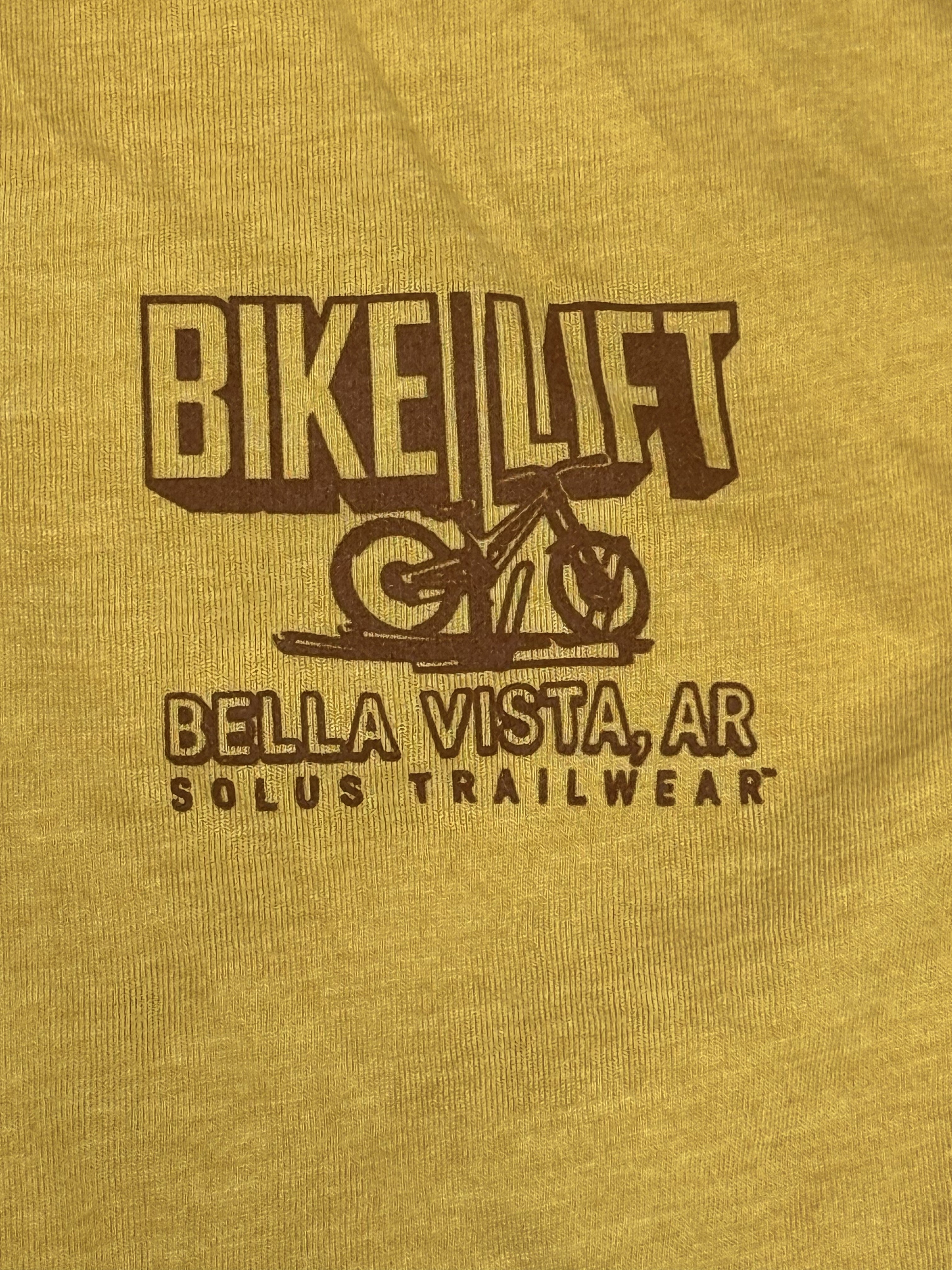 Bike Lift - Brick & Mustard Colors
