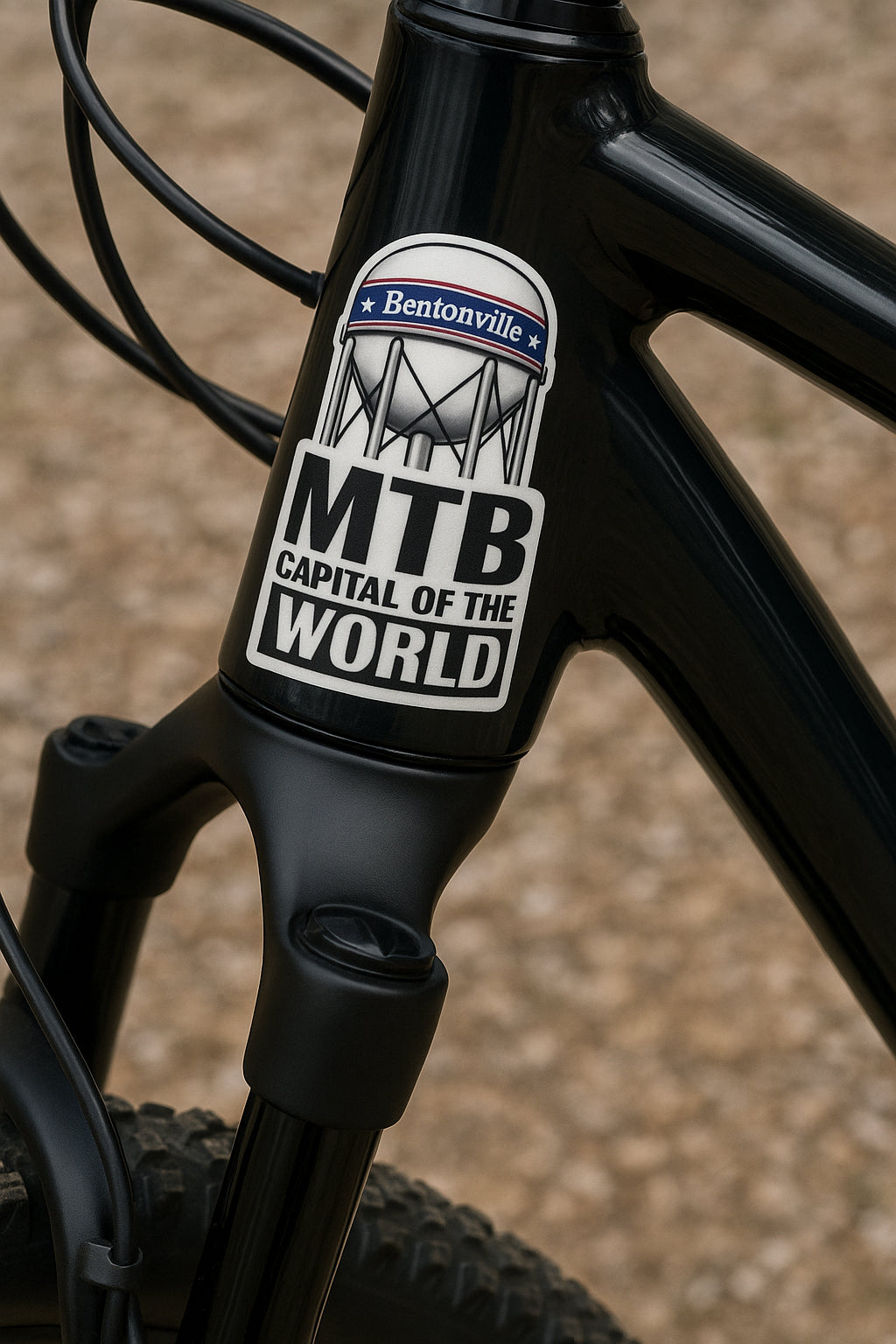 MTB Capital Water Tower - Sticker