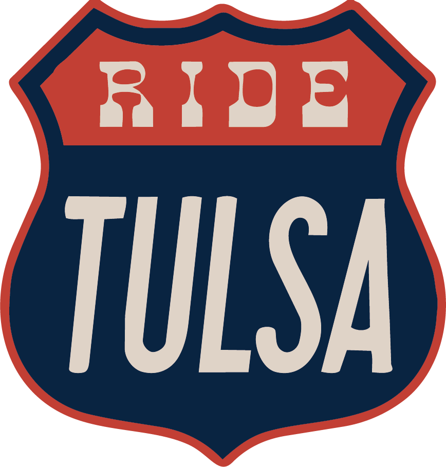 Route - Ride Tulsa Oklahoma sticker