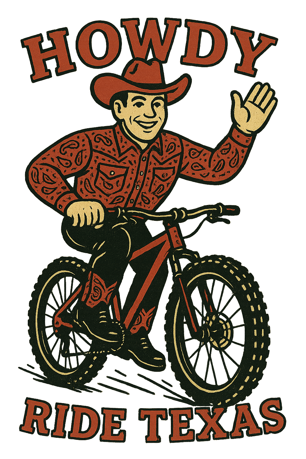 Ride Texas Big Tex - Sticker
