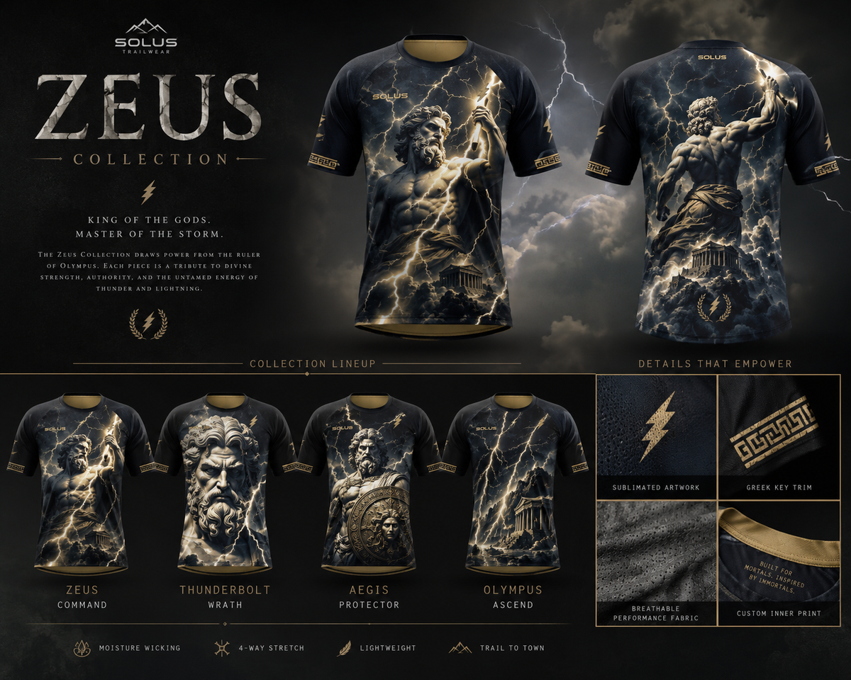 Zeus socks artwork