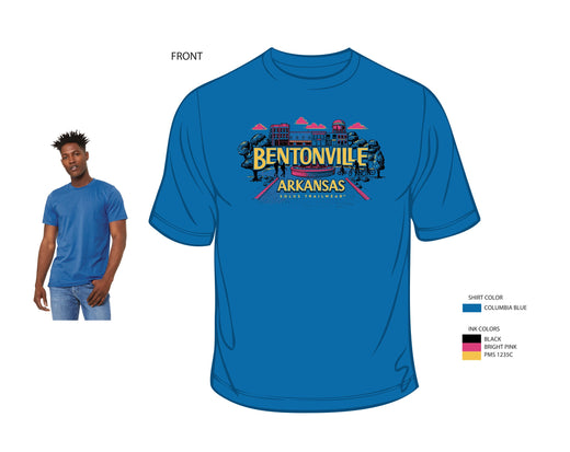 Bentonville Square Solus T-shirt mockup