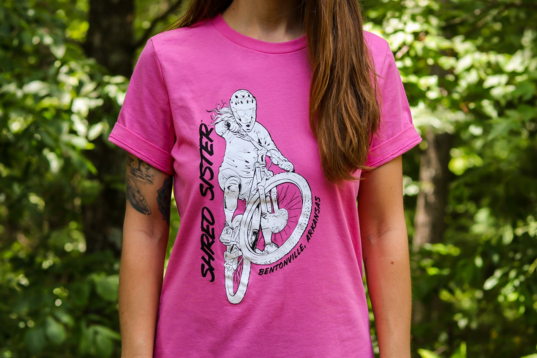 Shred Sister T-Shirt - Pink