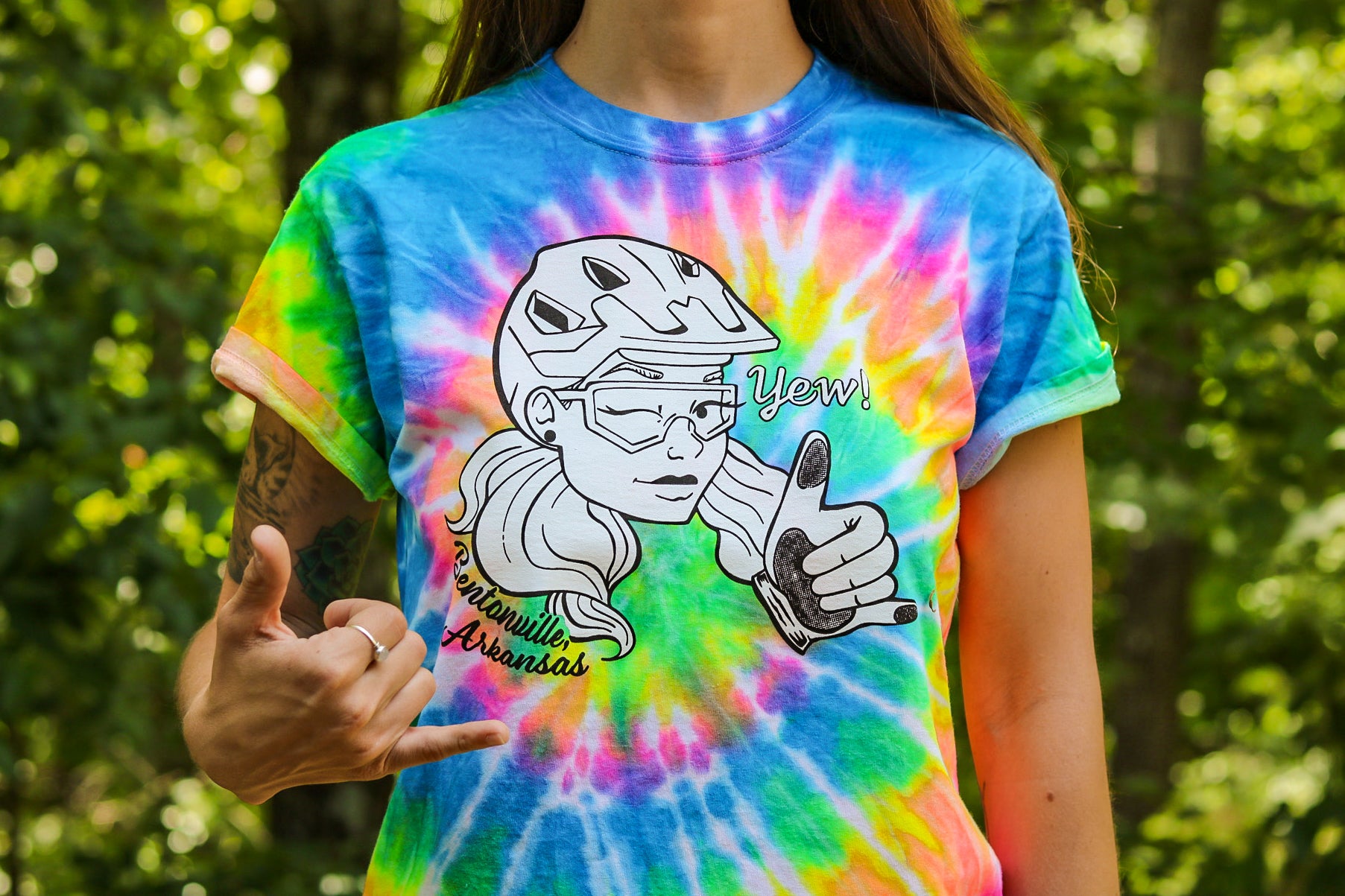 Yew Girl T-Shirt - Rainbow